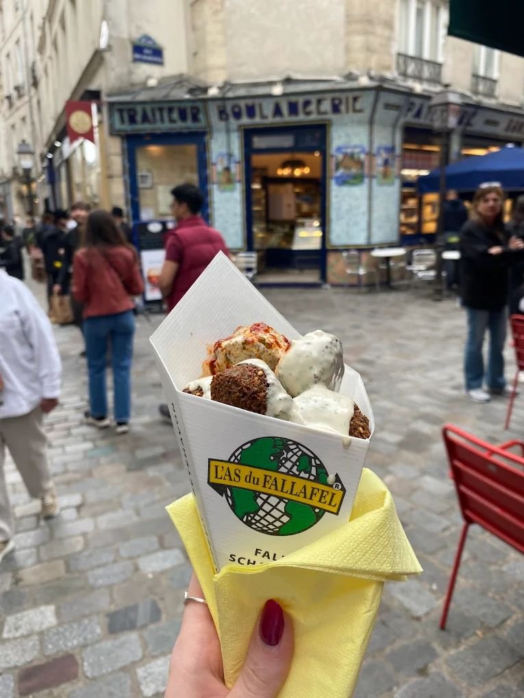 Falafel pita - rue des Rosiers, Paris